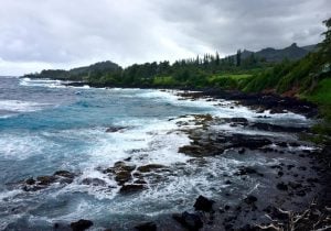 Camping By Beach in Maui HI