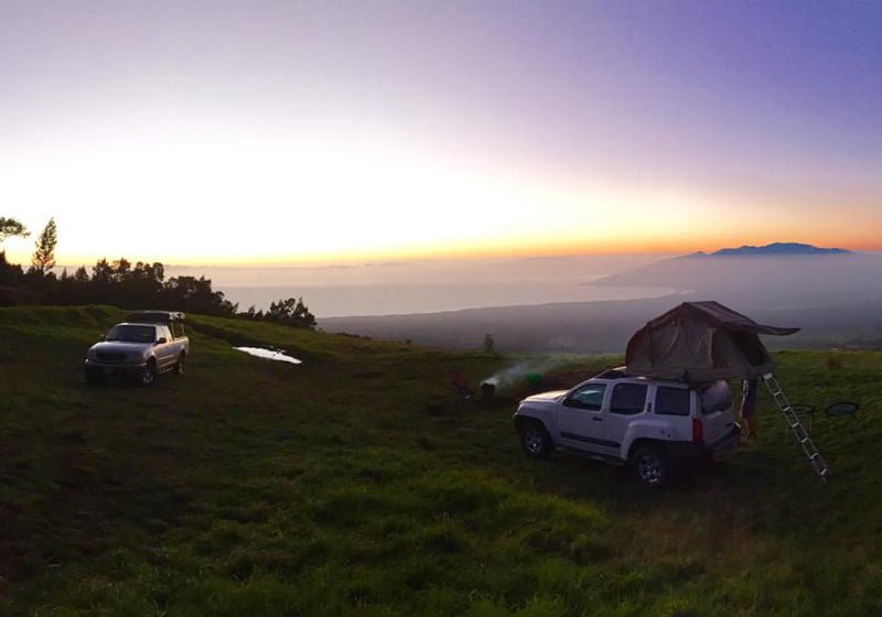 Rooftop Camping in Maui HI