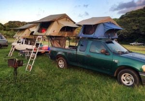 Rooftop Camping in Maui HI